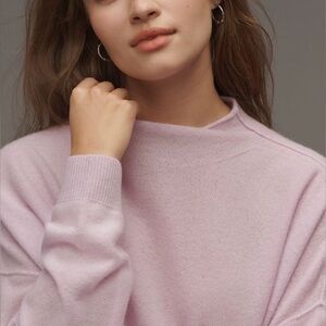 Alani Anthropologie cashmere mock neck sweater by Pilcro.